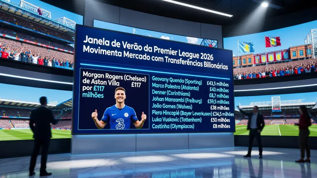 Janela de Verão da Premier League 2026 Movimenta Mercado com Transferências Bilionárias